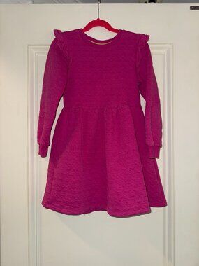 Heart Jacquard Sweat Dress